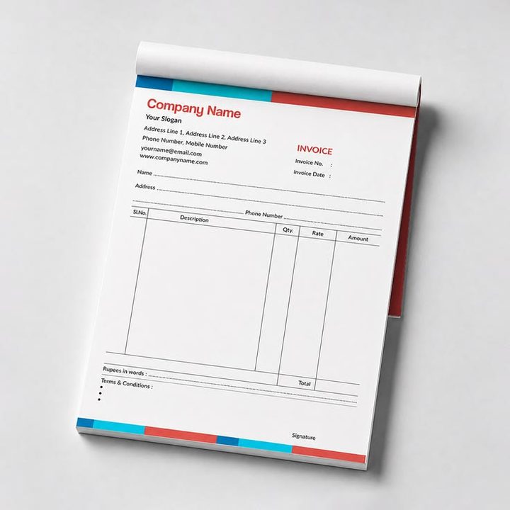Printed bill books